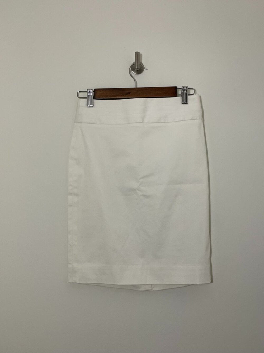 Banana Republic Stretch Pencil Skirt - White 0P